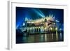 Poland, Krakow. Market Square at Night.-bloodua-Framed Photographic Print