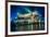 Poland, Krakow. Market Square at Night.-bloodua-Framed Photographic Print