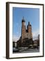 Poland. Krakow. View of the Central Market Square with Saint Mary's Basilica Founded in 1222 by…-null-Framed Giclee Print