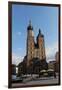 Poland. Krakow. View of the Central Market Square with Saint Mary's Basilica Founded in 1222 by…-null-Framed Giclee Print