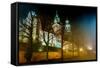 Poland, Krakow. Wawel Castle and Wistula . Krakow Poland.-bloodua-Framed Stretched Canvas