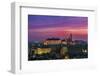 Poland, Krakow. Wawel Castle and Wistula . Krakow Poland.-bloodua-Framed Photographic Print