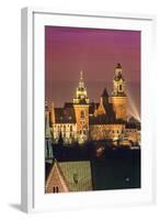 Poland, Krakow. Wawel Castle and Wistula . Krakow Poland.-bloodua-Framed Photographic Print