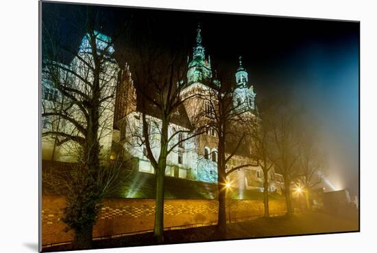 Poland, Krakow. Wawel Castle and Wistula . Krakow Poland.-bloodua-Mounted Photographic Print