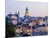 Poland, Lublin Voivodeship, City of Lublin, Old Town Skyline at twilight-Karol Kozlowski-Mounted Photographic Print