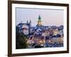 Poland, Lublin Voivodeship, City of Lublin, Old Town Skyline at twilight-Karol Kozlowski-Framed Photographic Print