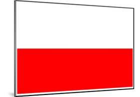 Poland National Flag Poster Print-null-Mounted Poster