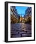 Poland, Pomeranian Voivodeship, Gdansk, Old Town, Mariacka Street at twilight-Karol Kozlowski-Framed Photographic Print