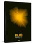 Poland Radiant Map 2-NaxArt-Stretched Canvas