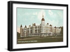 Poland Spring House, South Portland, Maine-null-Framed Art Print