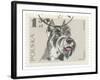 Poland Stamp I on White-Wild Apple Portfolio-Framed Art Print