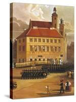 Poland, Warsaw, Troops File Off Streets of Warsaw after Failure of November Uprising of 1830-null-Stretched Canvas