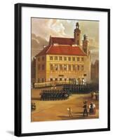 Poland, Warsaw, Troops File Off Streets of Warsaw after Failure of November Uprising of 1830-null-Framed Giclee Print