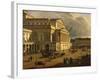 Poland, Warsaw, View of Warsaw with Theater Square-null-Framed Giclee Print