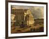 Poland, Warsaw, View of Warsaw with Theater Square-null-Framed Giclee Print