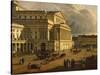 Poland, Warsaw, View of Warsaw with Theater Square-null-Stretched Canvas