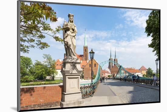 Poland, Wroclaw, Cityscape, Church of the Holy Cross-Roland T. Frank-Mounted Photographic Print