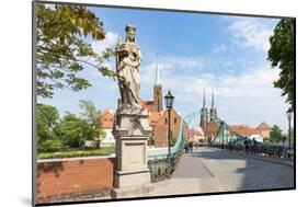 Poland, Wroclaw, Cityscape, Church of the Holy Cross-Roland T. Frank-Mounted Photographic Print