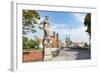 Poland, Wroclaw, Cityscape, Church of the Holy Cross-Roland T. Frank-Framed Photographic Print