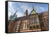 Poland, Wroclaw, Old Town Hall, Bay on the South Side of the Gothic Building-Roland T. Frank-Framed Stretched Canvas