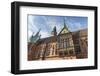 Poland, Wroclaw, Old Town Hall, Bay on the South Side of the Gothic Building-Roland T. Frank-Framed Photographic Print