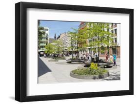 Poland, Wroclaw, Street Scene in the Kuznicza Street-Roland T. Frank-Framed Photographic Print