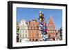 Poland, Wroclaw, the Salt Market Plac Solny-Roland T. Frank-Framed Photographic Print