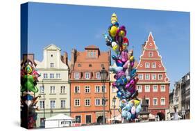 Poland, Wroclaw, the Salt Market Plac Solny-Roland T. Frank-Stretched Canvas