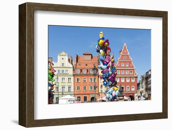 Poland, Wroclaw, the Salt Market Plac Solny-Roland T. Frank-Framed Photographic Print