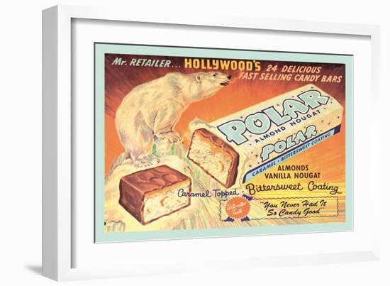 Polar Almond Nougat-null-Framed Art Print