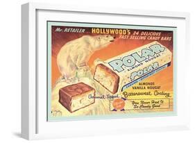 Polar Almond Nougat-null-Framed Art Print