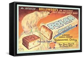 Polar Almond Nougat-null-Framed Stretched Canvas