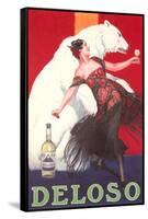 Polar Bear and Flamenco Dancer-null-Framed Stretched Canvas