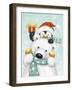 Polar bear and Penguin-MAKIKO-Framed Giclee Print
