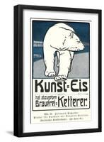 Polar Bear, Art Is Ice-null-Framed Art Print