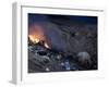 Polar Bear at the Dump, Ursus Maritimus, Churchill, Manitoba, Canada-Thorsten Milse-Framed Photographic Print