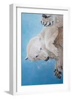 Polar bear ballet, detail, 2012-Odile Kidd-Framed Giclee Print