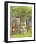 Polar Bear Being Fed Ice Cream Sundae by Children-Richard Andre-Framed Giclee Print