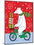 Polar Bear & Bicicle-Teresa Woo-Mounted Art Print