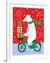 Polar Bear & Bicicle-Teresa Woo-Framed Art Print