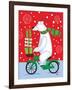 Polar Bear & Bicicle-Teresa Woo-Framed Art Print