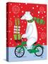 Polar Bear & Bicicle-Teresa Woo-Stretched Canvas