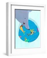 Polar Bear Christmas-A Richard Allen-Framed Giclee Print