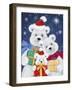 Polar Bear family with Presents-MAKIKO-Framed Giclee Print