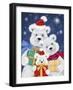 Polar Bear family with Presents-MAKIKO-Framed Giclee Print