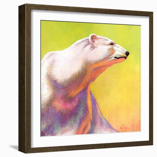 "Polar Bear,"February 1, 1936-Jack Murray-Framed Giclee Print