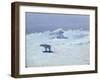 Polar Bear Hunting in Moonlit Night, 1899-Aleksandr Alekseevich Borisov-Framed Giclee Print