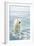 Polar Bear in Search of Seals, Spitsbergen, Svalbard, Norway-Steve Kazlowski-Framed Photographic Print