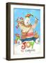 Polar Bear Joy to Everyone-Melinda Hipsher-Framed Giclee Print