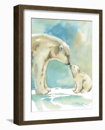 Polar Bear Love-Katrina Pete-Framed Art Print